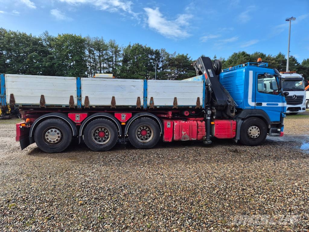 Volvo FM 500 8x4/4 // HIAB 244 EP-5 HIPRO // 3 way tip 크레인 트럭