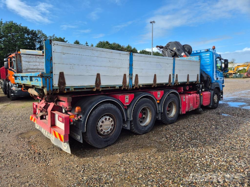 Volvo FM 500 8x4/4 // HIAB 244 EP-5 HIPRO // 3 way tip 크레인 트럭