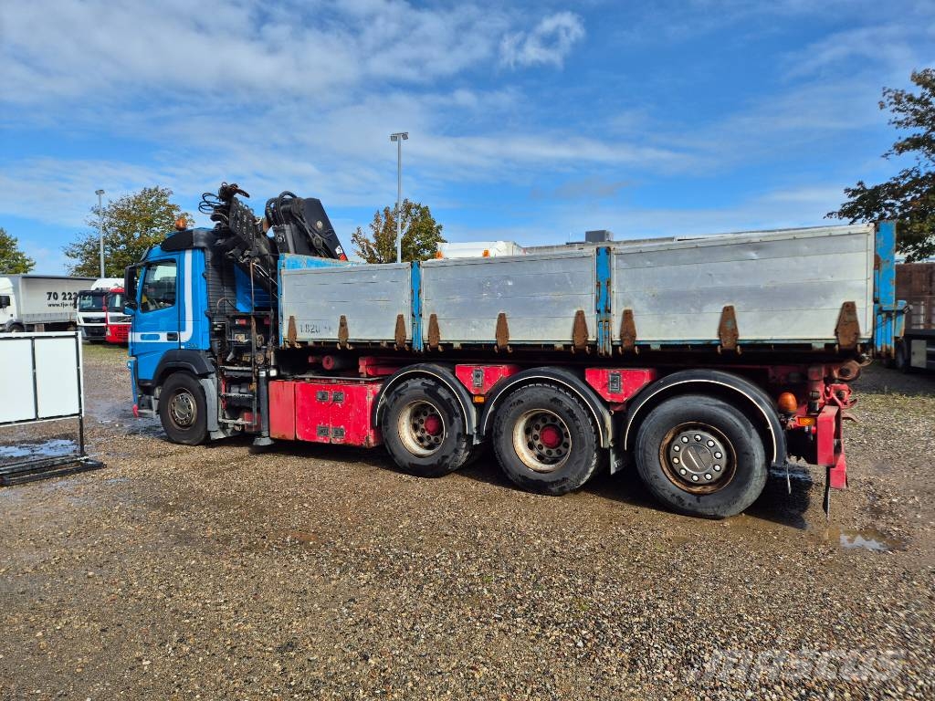 Volvo FM 500 8x4/4 // HIAB 244 EP-5 HIPRO // 3 way tip 크레인 트럭