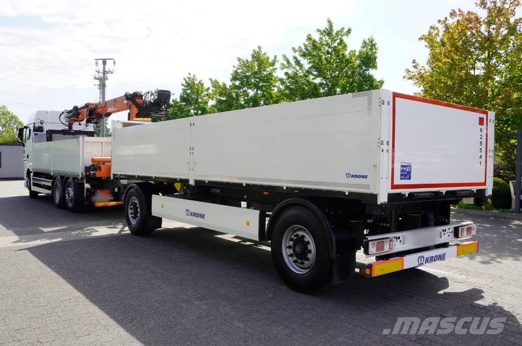 MAN TGX 26.470 6x2-4 / 30 tho. km!!! / truck+trailer Φορτηγά Kαρότσα με ανοιγόμενα πλαϊνά