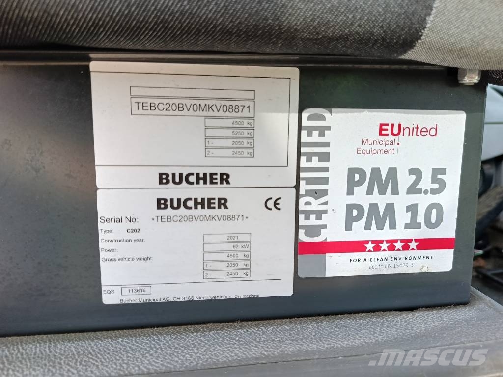 Bucher CityCat 2020 XL C202 sweeper veegmachine bezem vac Kehrer
