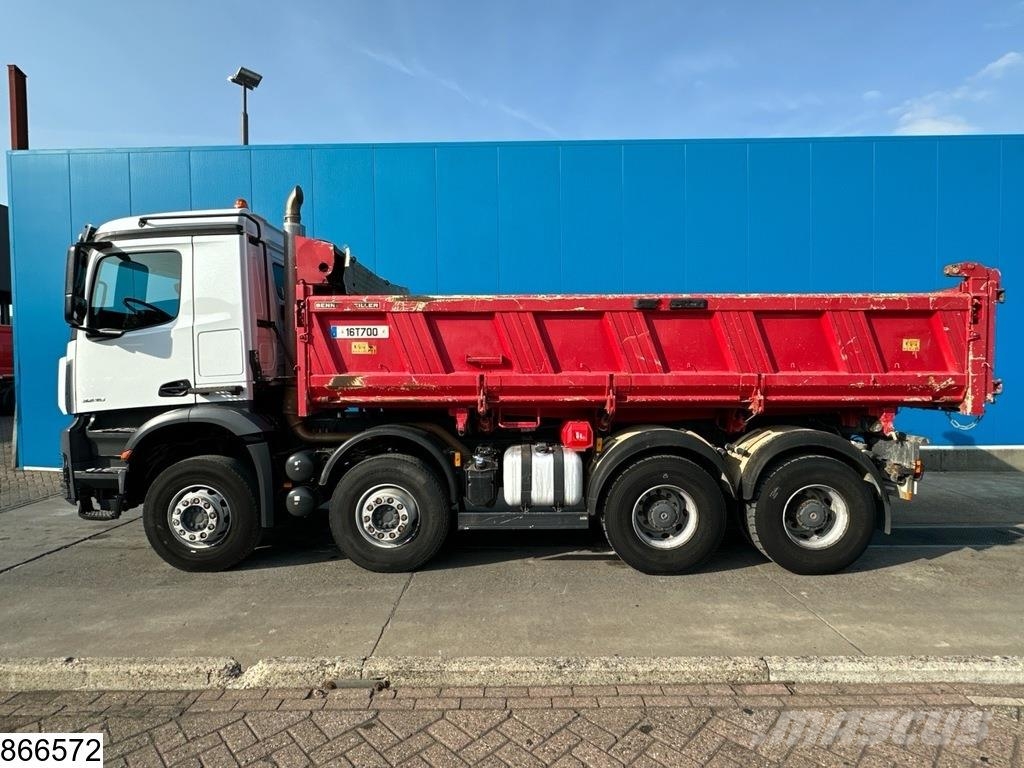 Mercedes-Benz Arocs 3245 8x4, Euro 6, steel suspension, PTO Camion benne