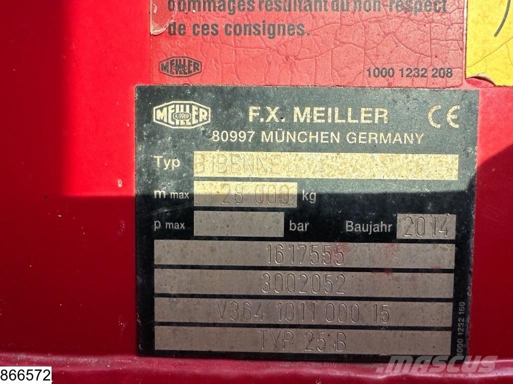 Mercedes-Benz Arocs 3245 8x4, Euro 6, steel suspension, PTO Camion benne