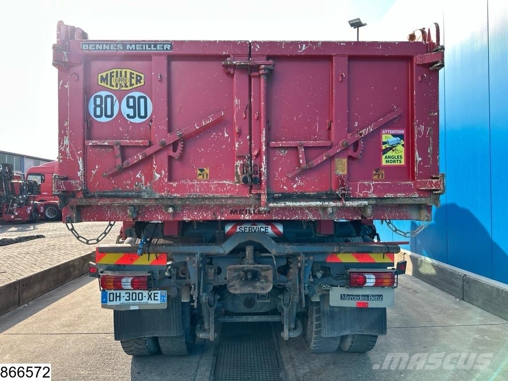 Mercedes-Benz Arocs 3245 8x4, Euro 6, steel suspension, PTO Camion benne
