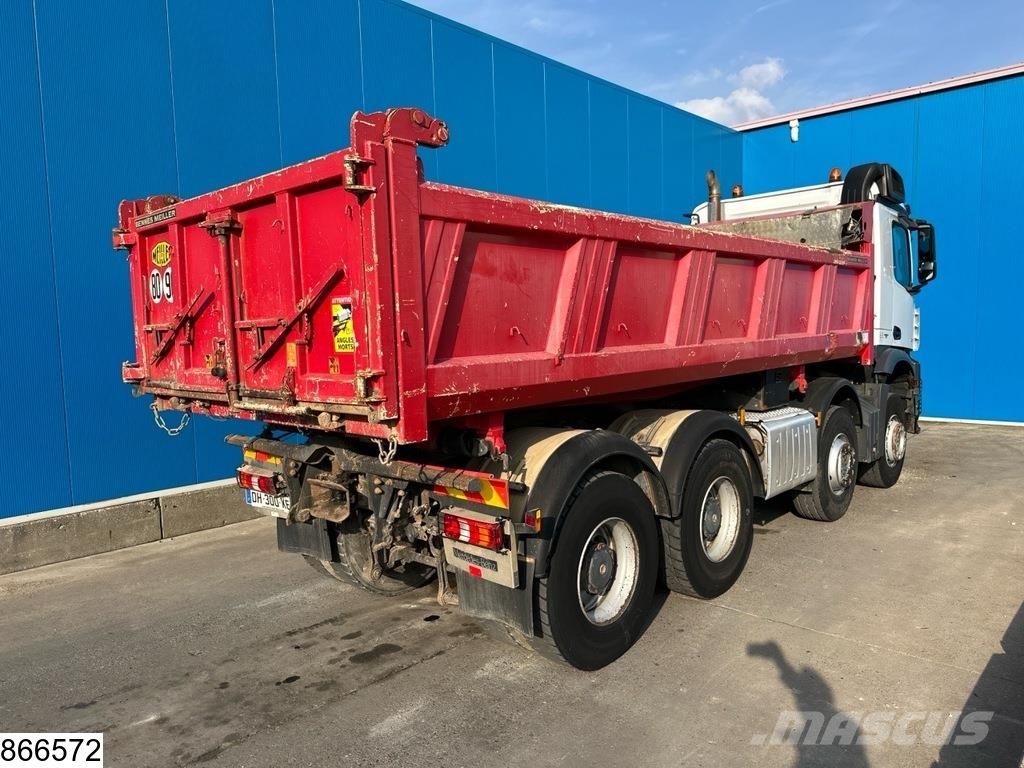 Mercedes-Benz Arocs 3245 8x4, Euro 6, steel suspension, PTO Camion benne