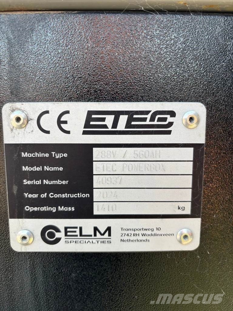 Etec Power box 161kwh / Accu box / energie opslag syste Ostali generatori