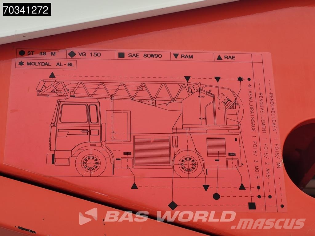Renault S1 150 09B 4X2 Camiva EPSA 18 ladder truck Areal P Polovne dizalice za sve terene