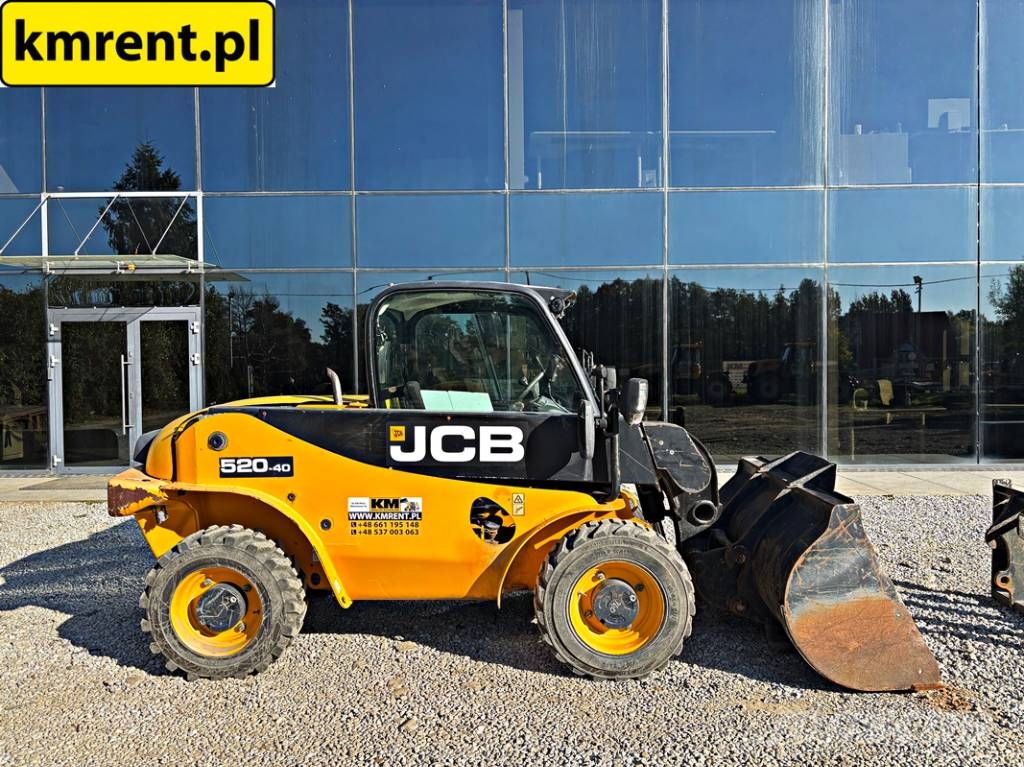 JCB 520-40 4WS ŁADOWARKA TELESKOPOWA 2019R 822 MTH | M Teleskopski viličarji