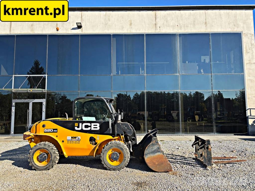 JCB 520-40 4WS ŁADOWARKA TELESKOPOWA 2019R 822 MTH | M Teleskopski viličarji