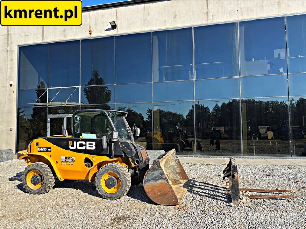 JCB 520-40 4WS ŁADOWARKA TELESKOPOWA 2019R 822 MTH | M Teleskopski viličarji