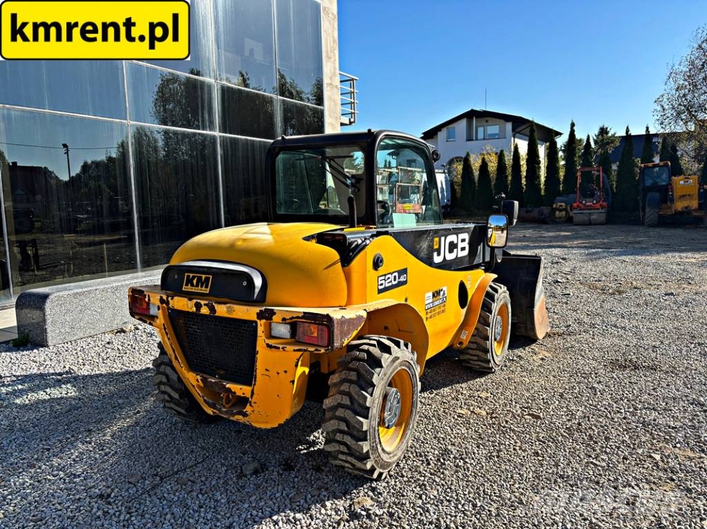 JCB 520-40 4WS ŁADOWARKA TELESKOPOWA 2019R 822 MTH | M Teleskopski viličarji