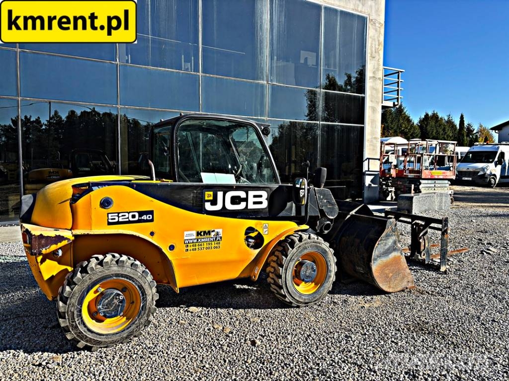 JCB 520-40 4WS ŁADOWARKA TELESKOPOWA 2019R 822 MTH | M Teleskopski viličarji