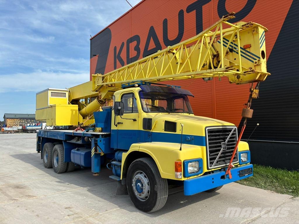 Volvo N 10 6x4 BJÖRNKRANAR C 1601 / 20 TON / BOOM 26,2 + 其他升降機械