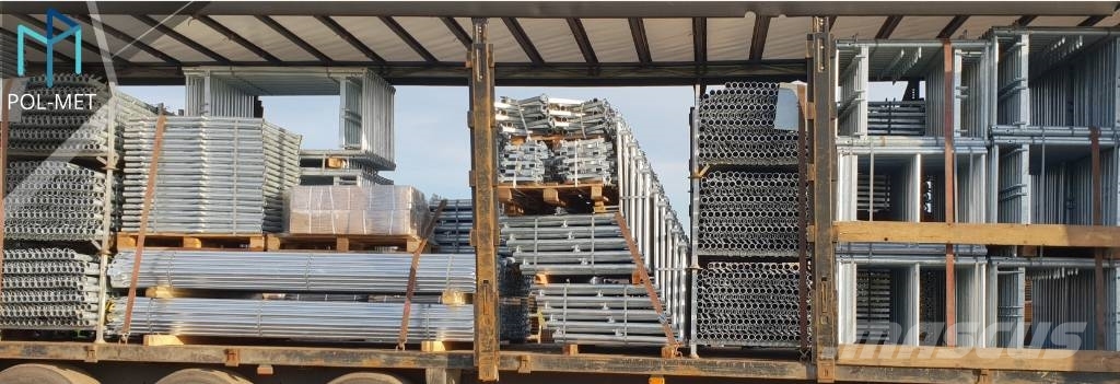 POL-MET 760,50m² Plettac Gerüst, stillasje, állván Pastolių įrengimai