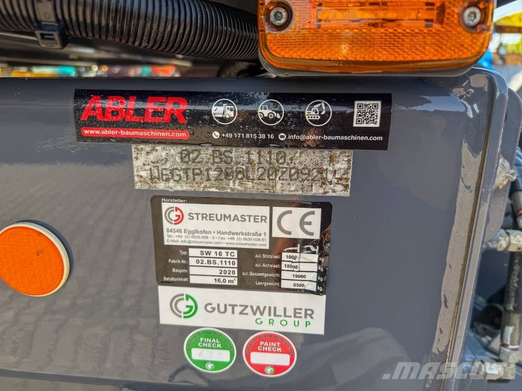 Streumaster SW16 TC Kamera Waage 40km/h Recicladoras de asfalto