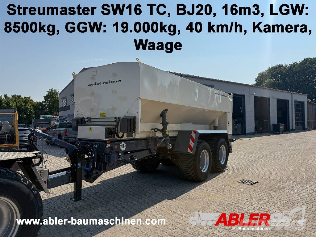 Streumaster SW16 TC Kamera Waage 40km/h Recicladoras de asfalto