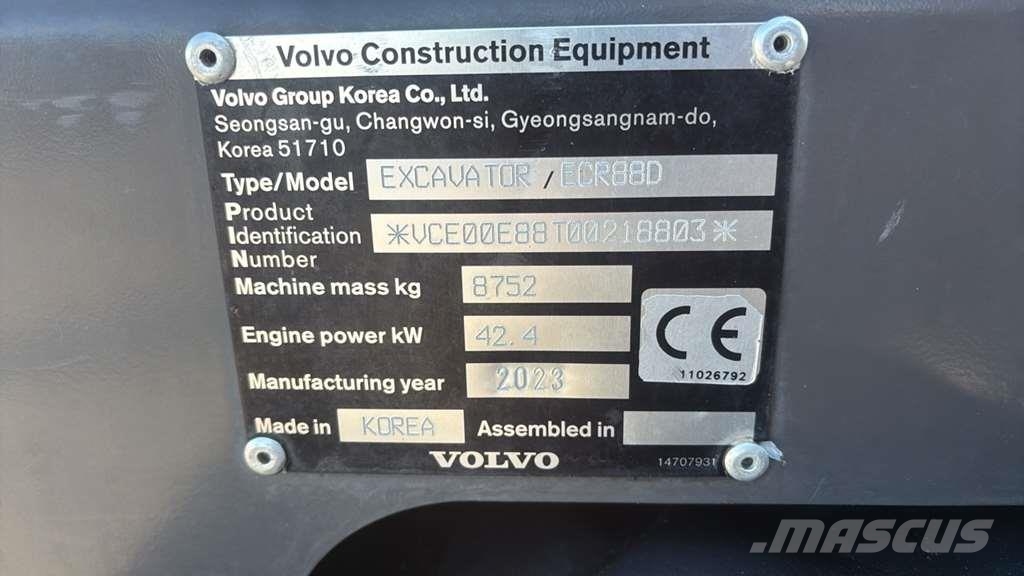 Volvo ECR88D Excavadoras especiales