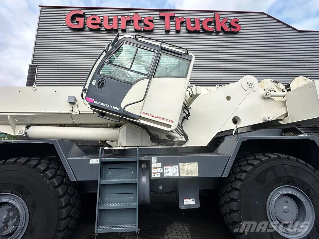 Terex RT110 QUADSTAR ROUGH TERRAIN CRANE + JIB + 2x LIER Gru per terreni difficili