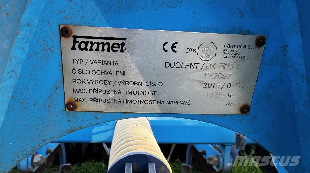 Farmet Duolent DX 300N LTX Kultivatorji
