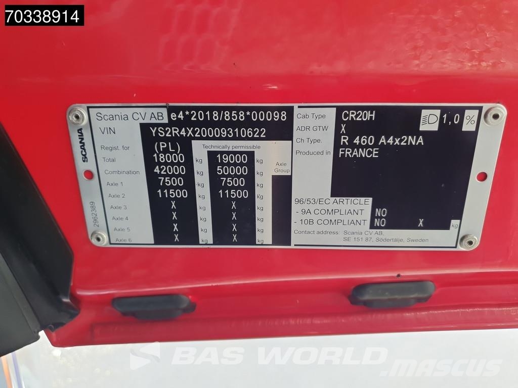 Scania R460 4X2 Retarder 2xTanks ACC Sattelzugmaschinen