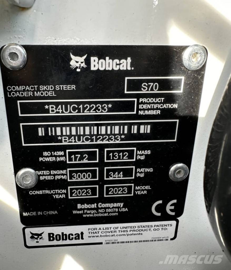 Bobcat S 70 Skid steer mini utovarivači