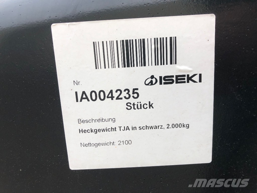 Iseki Iseki Heckgewicht 2000 kg * Kat. 2 Трактора