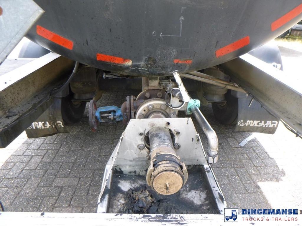 Magyar Bitumen tank inox 33.2 m3 / 1 comp Semi remorque citerne