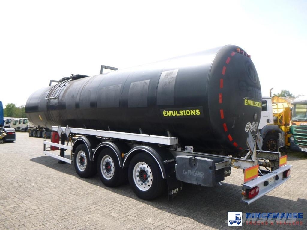 Magyar Bitumen tank inox 33.2 m3 / 1 comp Semi remorque citerne