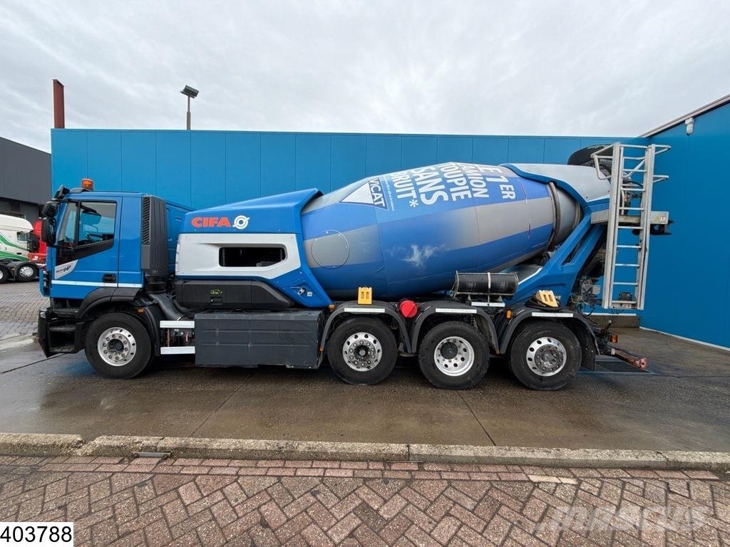 Iveco Stralis 400 CNG 8X2, EURO 6, CNG, CIFA 9m3, Electr Concrete trucks