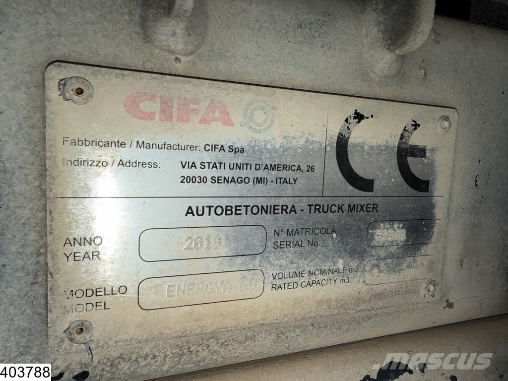 Iveco Stralis 400 CNG 8X2, EURO 6, CNG, CIFA 9m3, Electr Concrete trucks