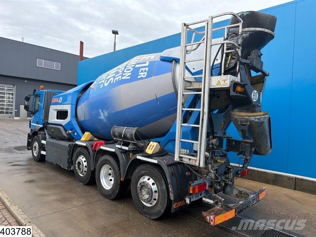 Iveco Stralis 400 CNG 8X2, EURO 6, CNG, CIFA 9m3, Electr Concrete trucks