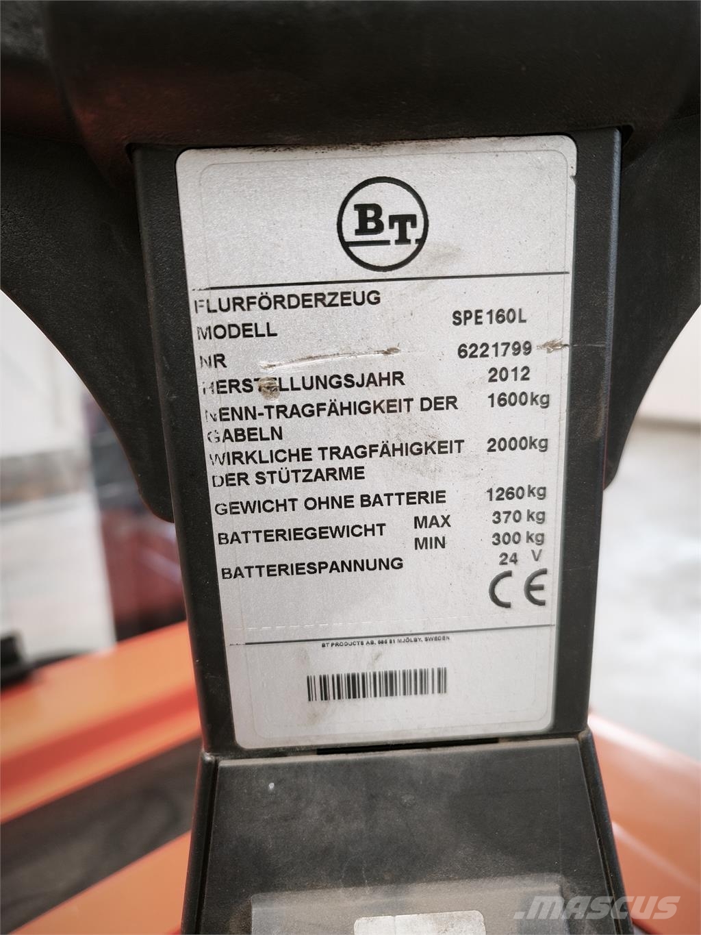 BT SPE 160 L Samopogonski ročni viličarji