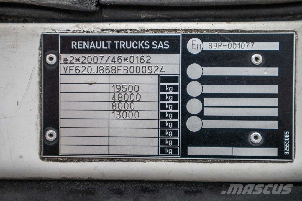 Renault D19 WIDE 320 DXI Camiones desmontables