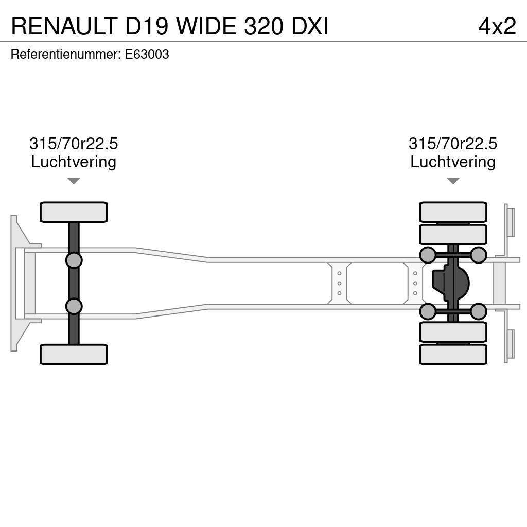 Renault D19 WIDE 320 DXI Camiones desmontables