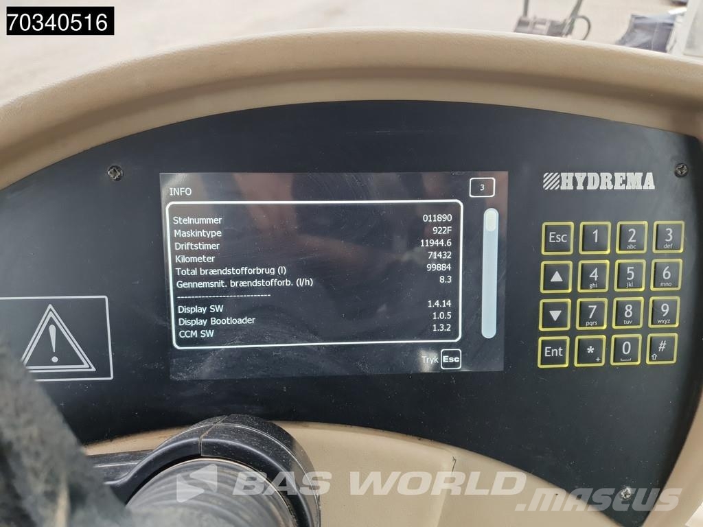 Hydrema 922 F 922F Dumper - Knickgelenk