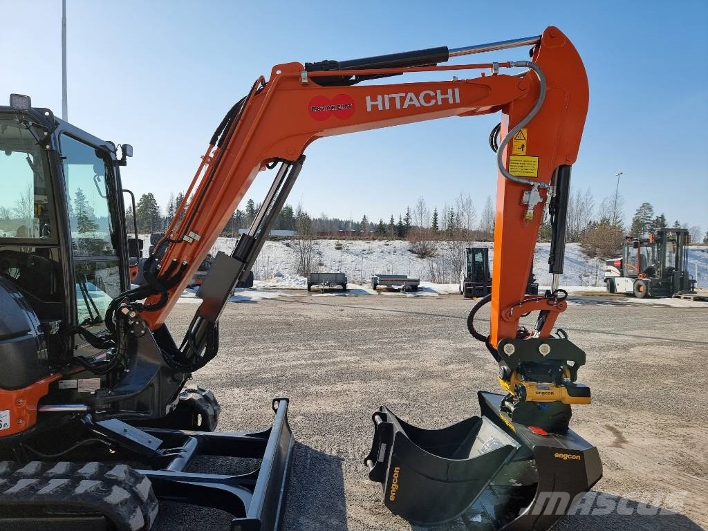 Hitachi ZX 55 U, Koko Suomi, 芬蘭- 小型挖土機/掘鑿機<7t(小型挖掘機