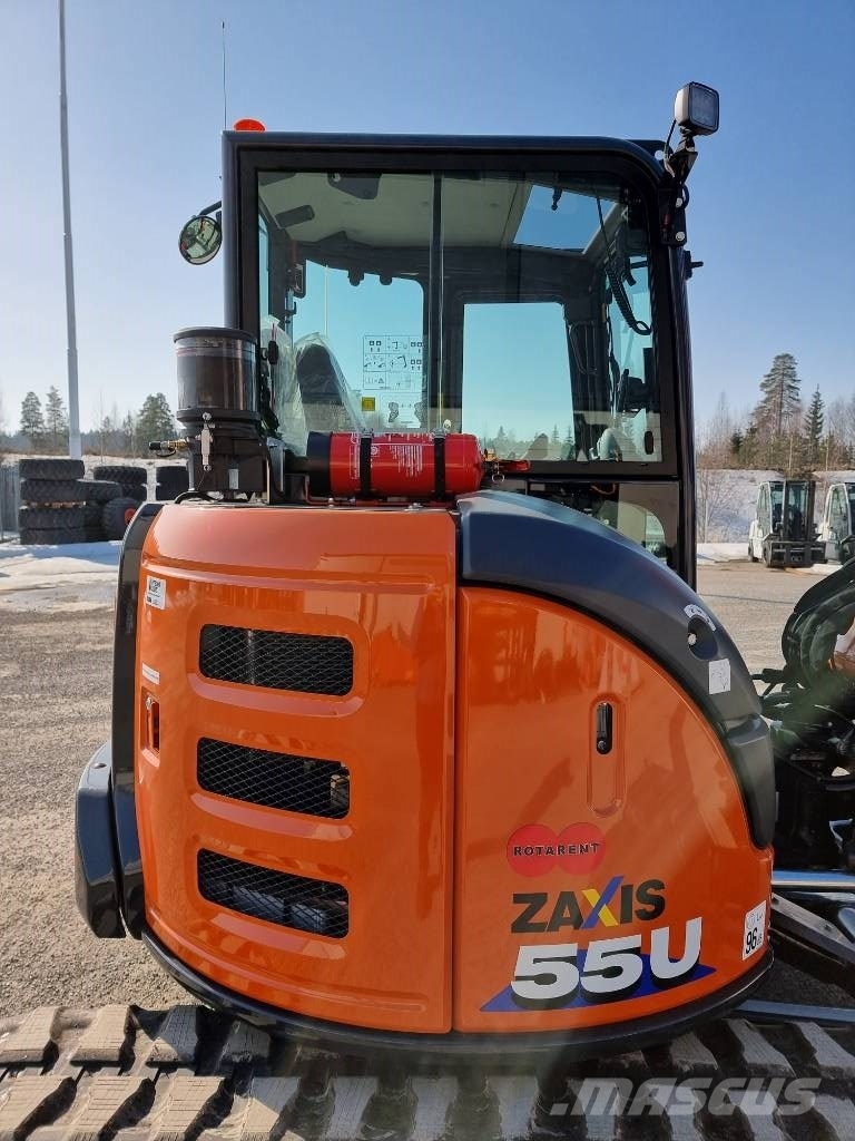 掘りごたつ Hitachi ZX 55 U, Koko Suomi, 芬蘭- 小型挖土機/掘鑿機<7t(小型挖掘機