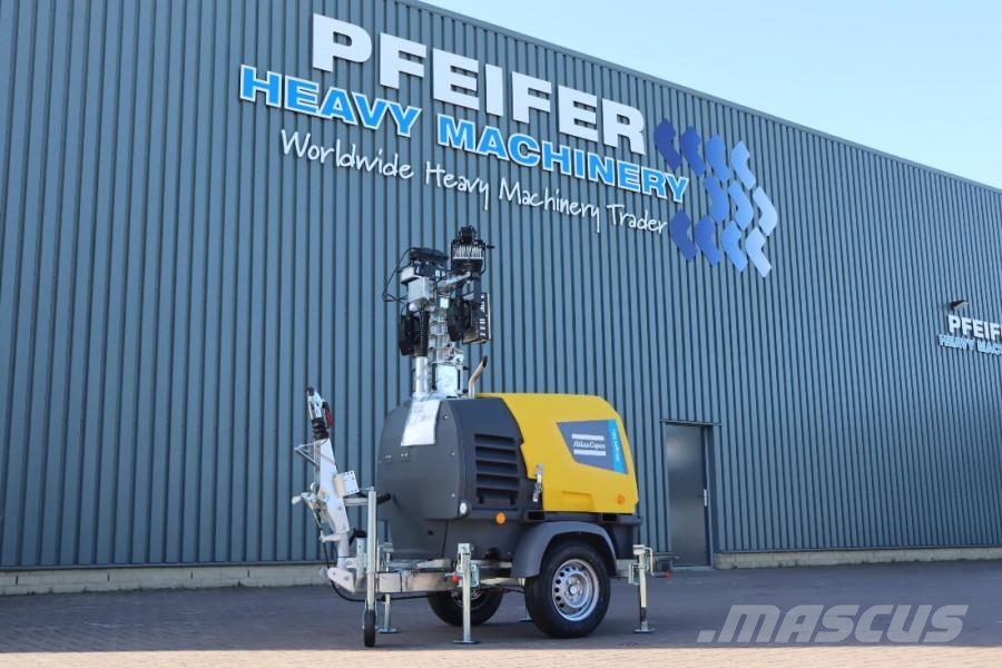 Atlas Copco Hilight H6+ Valid inspection, Max Boom Height 8m, أبراج خفيفة