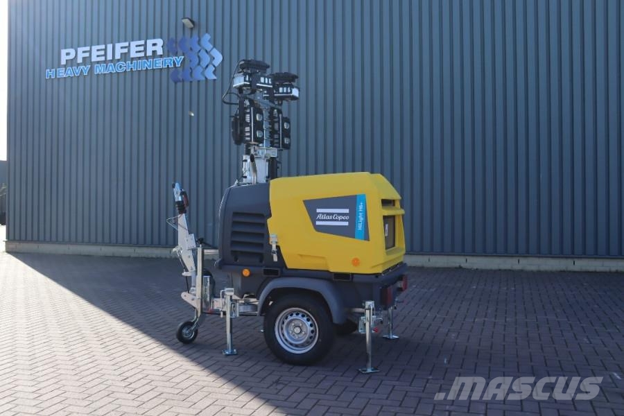 Atlas Copco Hilight H6+ Valid inspection, Max Boom Height 8m, أبراج خفيفة