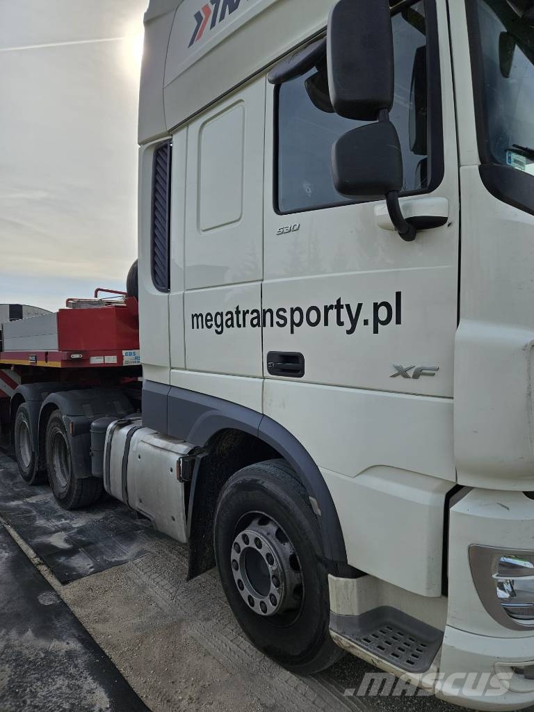 DAF XF 530 6x2 boogie 628000km Влекачи