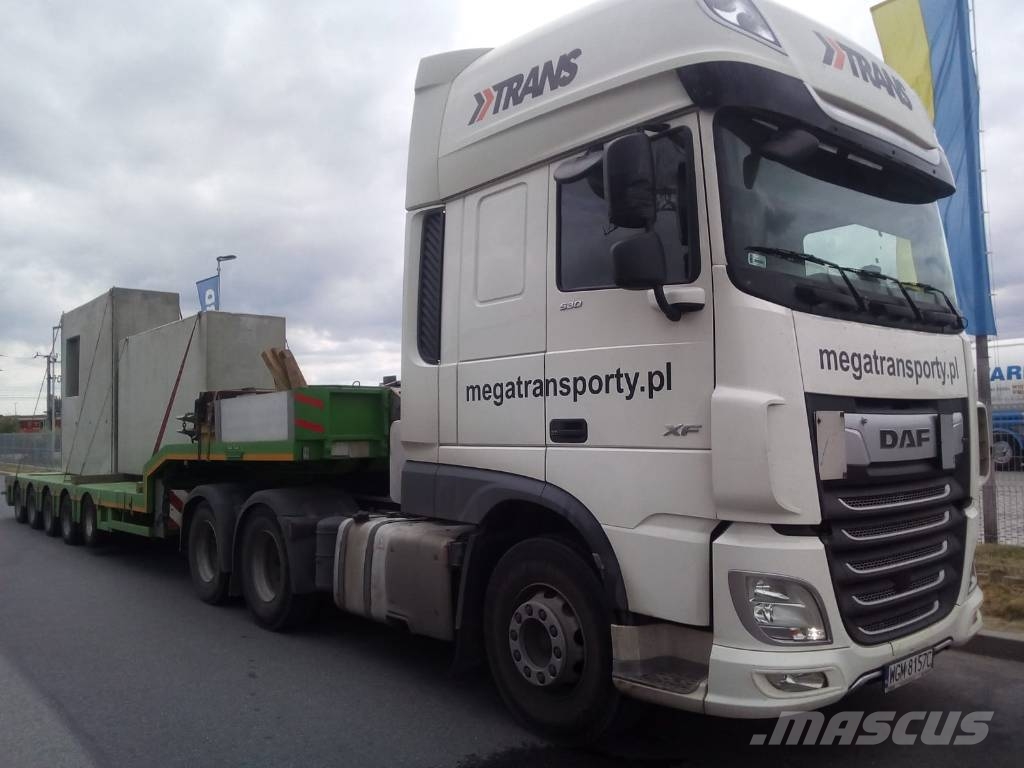 DAF XF 530 6x2 boogie 628000km Влекачи