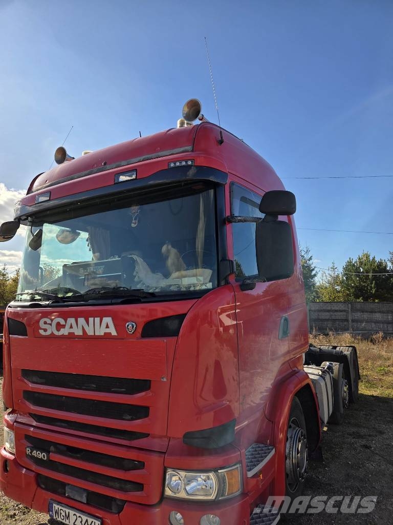 Scania R 490 6x2 pusher 657000km Tahače