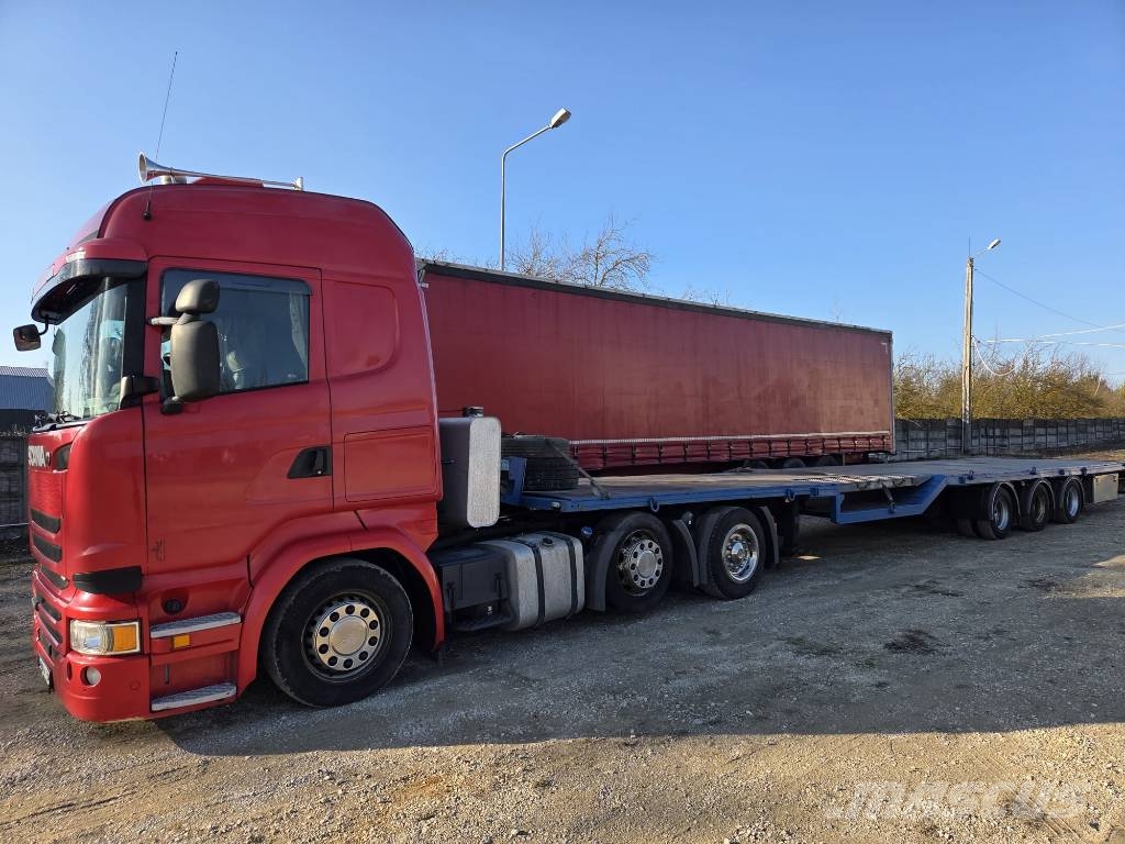 Scania R 490 6x2 pusher 657000km mega low deck Tractores (camiões)