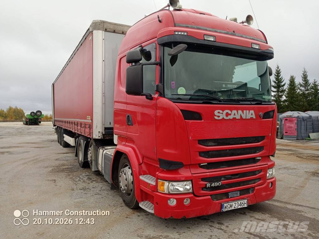 Scania R 490 6x2 pusher 657000km Traktorske jedinice