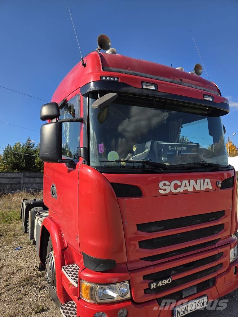 Scania R 490 6x2 pusher 657000km Tahače