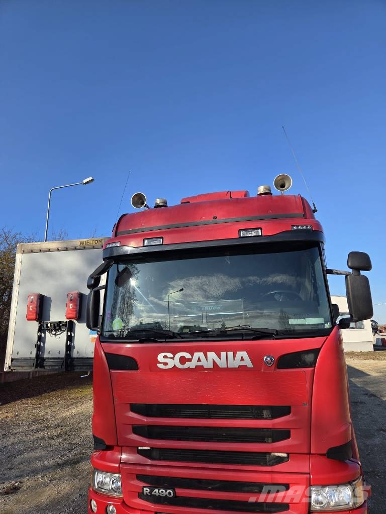 Scania R 490 6x2 pusher 657000km mega low deck Tractores (camiões)