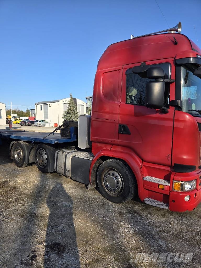 Scania R 490 6x2 pusher 657000km mega low deck Tractores (camiões)