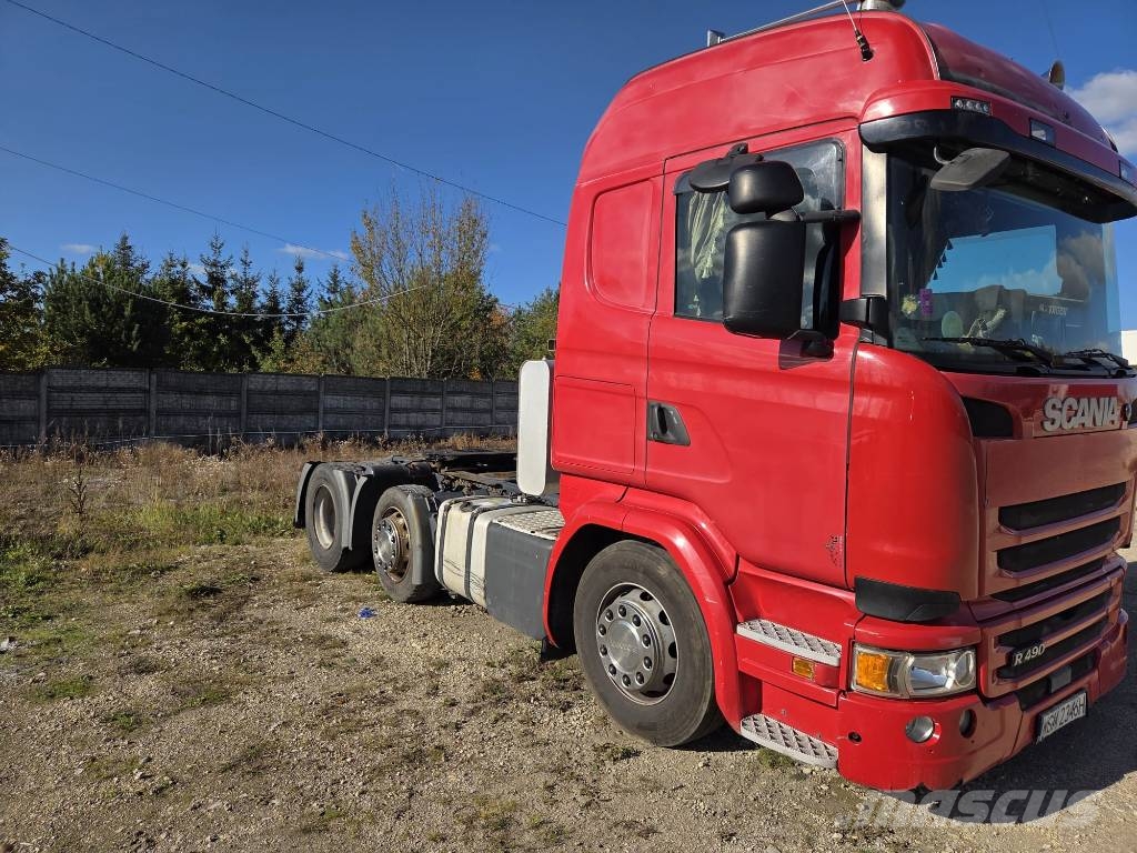 Scania R 490 6x2 pusher 657000km Tahače