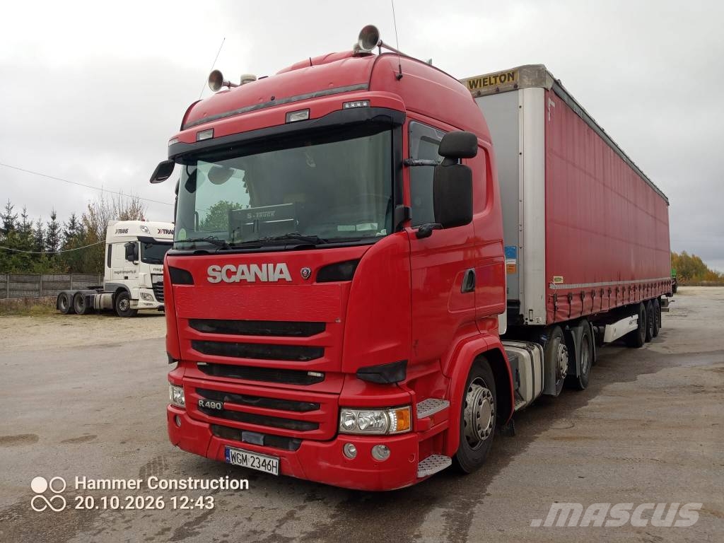 Scania R 490 6x2 pusher 657000km Traktorske jedinice