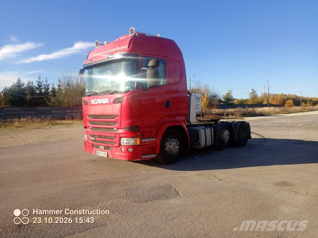 Scania R 490 6x2 pusher 657000km 中古トラクターヘッド | トレーラーヘッド